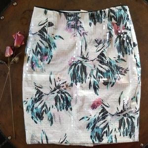 H&M Sequin Pencil Skirt